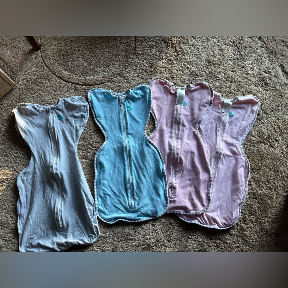 Love to dream swaddle - three small, one medium lite